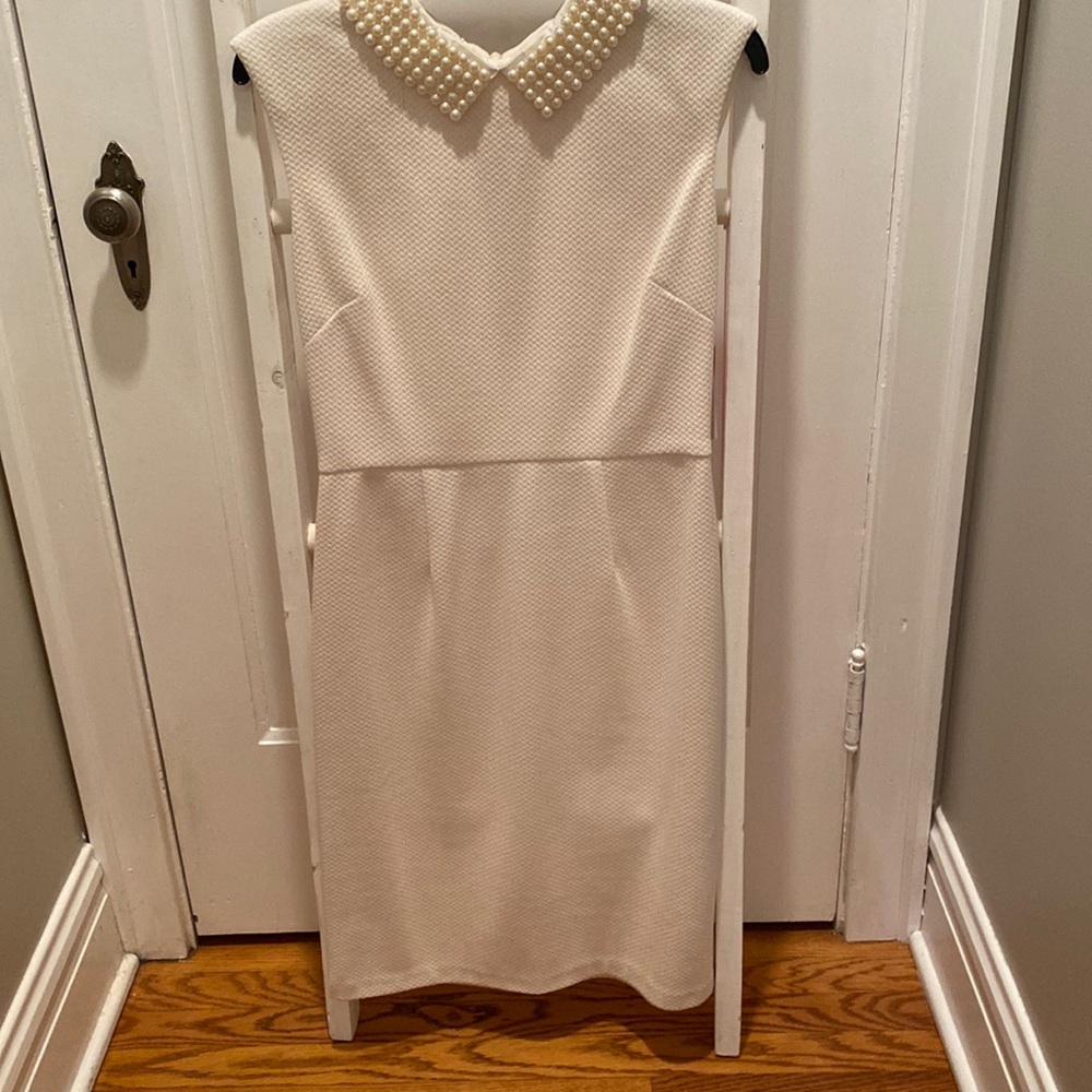 Betsy Johnson pearl studded sleeveless dress